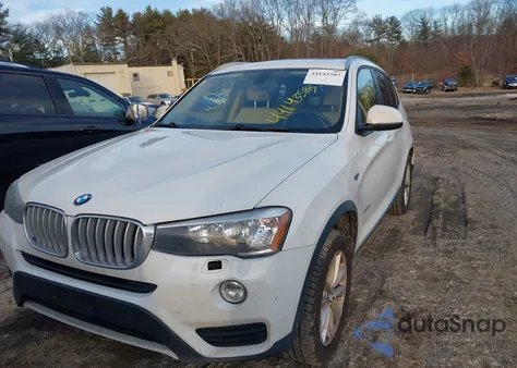 2015 BMW X3 xDrive28I from USA, damaged, VIN 5UXWX9C50F0D58629